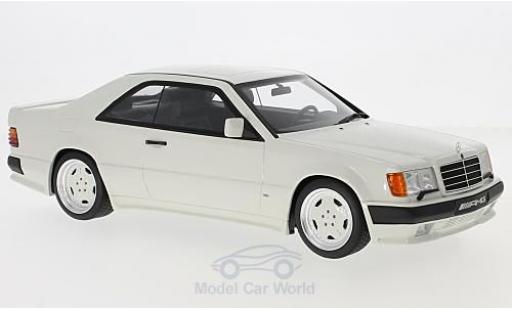 Mercedes Classe E S 1/18 Ottomobile 300 CE (C124) AMG 6.0L Widebody bianco modellino in miniatura