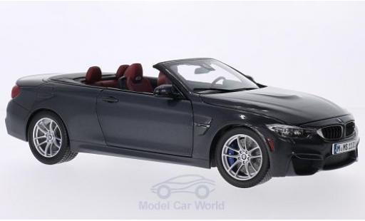Bmw M4 F83 1/18 Paragon Cabrio (F83) metallico grigio 2014 modellino in miniatura