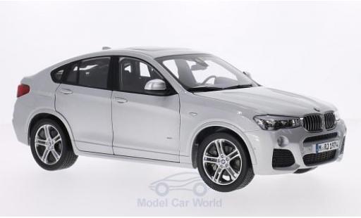 Bmw X4 1/18 Paragon grigio 2015 modellino in miniatura