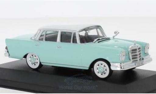 Mercedes 220 1/43 Pct SE (W111) türkis/bianco 1959 modellino in miniatura