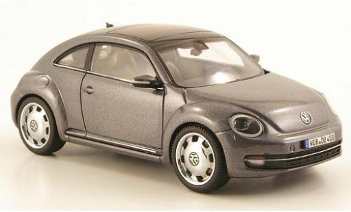 Volkswagen Beetle 1/43 Schuco metallico grigio 2011 modellino in miniatura