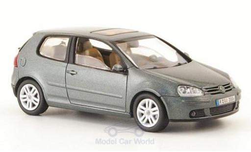 Volkswagen Golf V 1/43 Schuco V metallico verde 2003 3-Türig modellino in miniatura