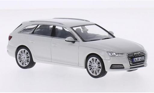 Audi A4 1/43 Spark Avant bianco 2015 modellino in miniatura