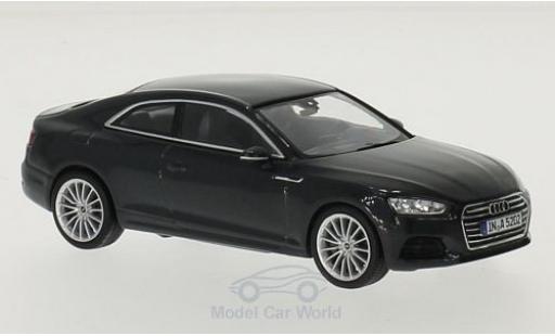 Audi A5 1/43 Spark Coupe metallico grigio 2016 modellino in miniatura