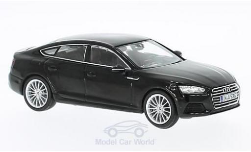Audi A5 1/43 Spark Sportback nero 2016 modellino in miniatura