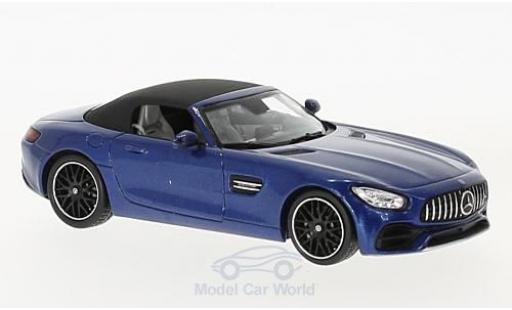 Mercedes AMG GT 1/43 Spark Roadster metallico blu modellino in miniatura