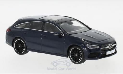 Mercedes CLA 1/43 Spark Shooting Brake metallico blu 2019 modellino in miniatura