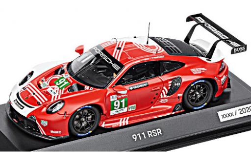 Porsche 992 RSR 1/43 Spark 911 RSR (991) 24h Le Mans 2020 R.Lietz/G.Bruni/F.Makowiecki modellino in miniatura