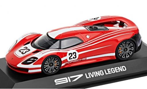 Porsche 917 1/43 Spark Living Legend rosso/bianco 2013 No.23 Salzburg modellino in miniatura