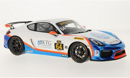 Porsche Cayman GT4 Clubsport 1/18 Spark GT4 Clubsport No.64 Team TGM T.Giovanis/G.Cosmo modellino in miniatura
