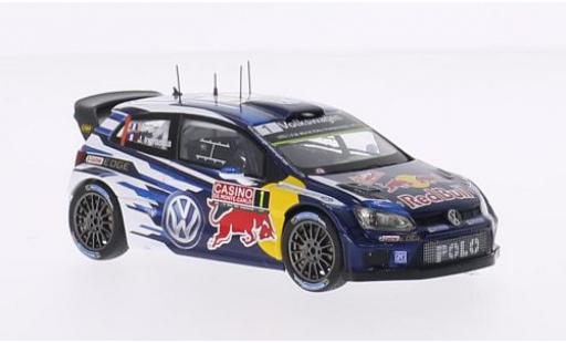 Volkswagen Polo 1/43 Spark R WRC No.1 Motorsport Red Bull Rallye WM Rallye Monte-Carlo 2015 S.Ogier/J.Ingrassia modellino in miniatura