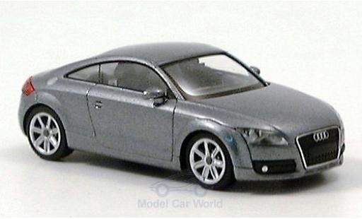 Audi TT coupe 1/87 Wiking Coupe metallico grigio 2006 modellino in miniatura