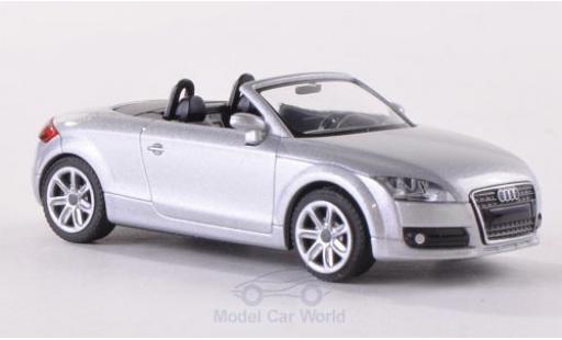 Audi TT 1/87 Wiking Roadster (8J) grigio 2007 modellino in miniatura