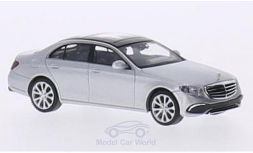 Mercedes Classe E 1/87 Wiking (W213) Exclusive grigio modellino in miniatura