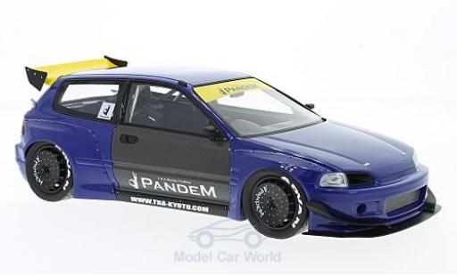 Honda Civic 1/18 Ignition Model (EG6) by Pandem metallico blu RHD modellino in miniatura