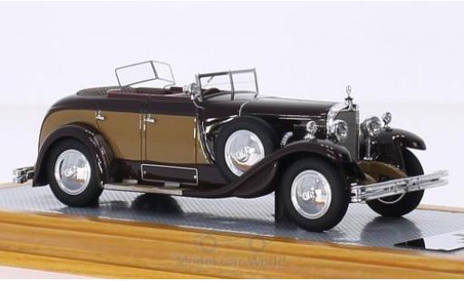 Mercedes Classe S 1/43 Ilario 630K Saoutchik Torpedo Transformable marroneee/marroneee RHD 1928 modellino in miniatura