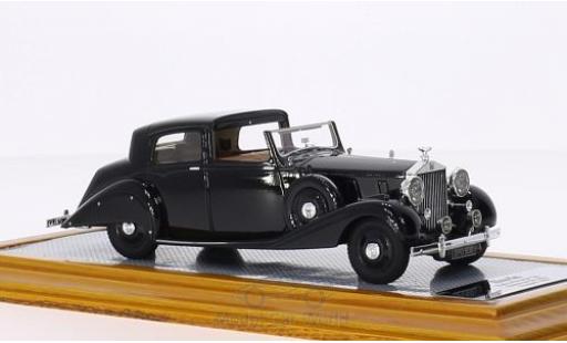 Rolls Royce Phantom 1/43 Ilario III Sedanca De Ville Hooper nero RHD 1937 sn 3CP130 modellino in miniatura