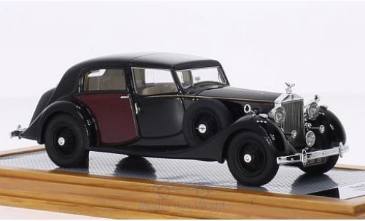 Rolls Royce Phantom 1/43 Ilario III Sedanca de Ville Park Ward nero/rosso RHD 1937 sn3CP192 modellino in miniatura