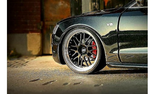 Audi S5 coupe 1/18 Norev nero jantes alu 19 pouces diffuseur carbone modellini auto