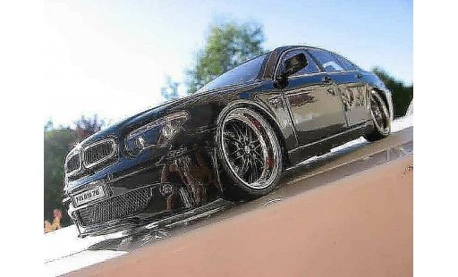 Bmw 745 E65 1/18 Kyosho i dub nero modellini auto