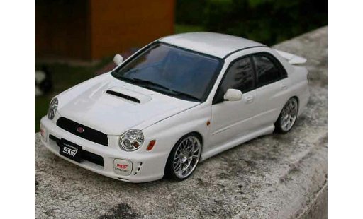 Subaru Impreza WRX 1/18 Autoart STI jantes roja modellini auto
