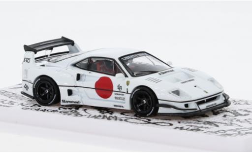 Ferrari F40 1/64 INNO64 LBWK bianco/Décorer modellino in miniatura