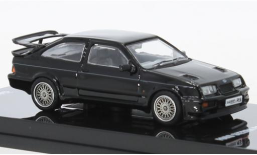 Ford Sierra 1/64 INNO64 RS 500 Cosworth nero RHD modellino in miniatura