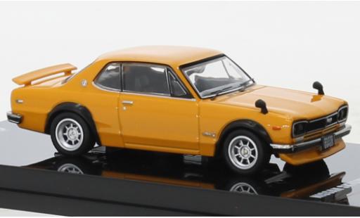Nissan Skyline 1/64 INNO64 2000 GT-R (KPGC110) orange RHD modellino in miniatura