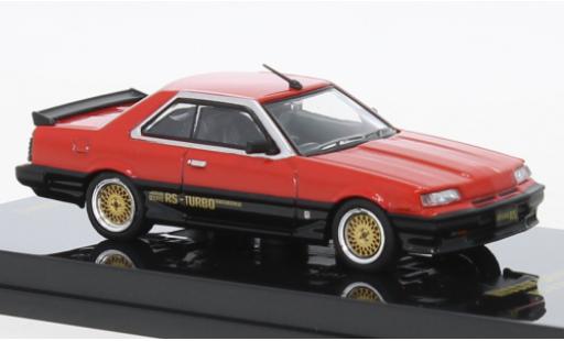 Nissan Skyline 1/64 INNO64 2000 RS-X Turbo (DR30) rosso/nero RHD modellino in miniatura