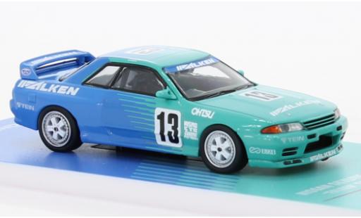 Nissan Skyline 1/64 INNO64 GT-R (R32) RHD Falken 1991 modellino in miniatura