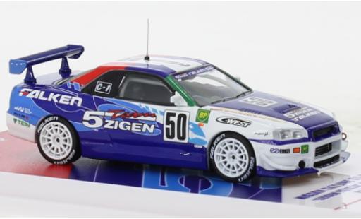 Nissan Skyline 1/64 INNO64 GT-R (R34) RHD No.50 Super 2000 modellino in miniatura