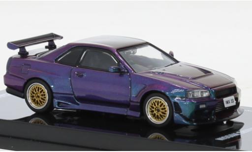 Nissan Skyline 1/64 INNO64 GT-T (R34) RHD modellino in miniatura