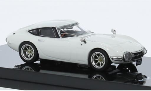 Toyota 2000 GT 1/64 INNO64 (MF10) bianco RHD modellino in miniatura