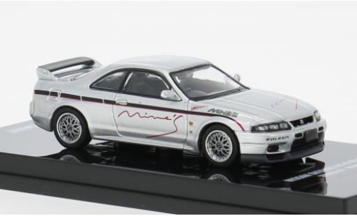 Nissan Skyline 1/64 INNO64 GR-R (R33) silber 1:64 modellino in miniatura