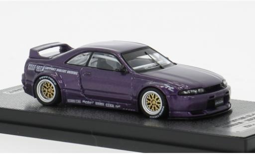 Nissan Skyline 1/64 INNO64 GT-R (R33) violett 1:64 modellino in miniatura