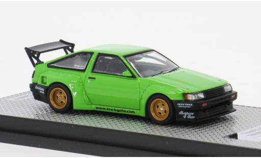 Toyota Corolla 1/64 INNO64 Levin (AE86) grün 1:64 modellino in miniatura