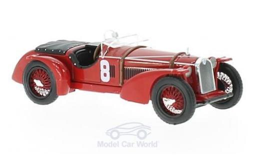 Alfa Romeo 8C 1/43 IXO RHD No.8 24h Le Mans 1932 R.Sommer/L.Chinetti modellino in miniatura