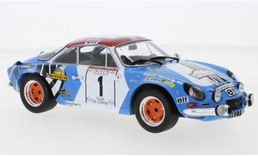 Alpine A110 1/18 IXO Renault No.1 Rallye WM Tour de Corse 1973 J-P.Nicolas/M.Vial modellino in miniatura