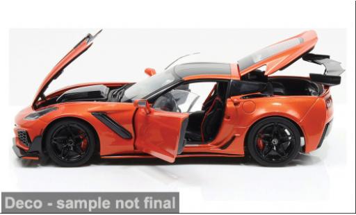 Chevrolet Corvette 1/18 IXO America ZR1 orange/schwarz 2019 1:18 modellino in miniatura