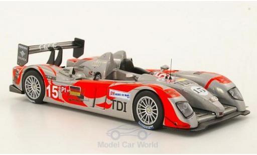 Audi R10 2010 1/43 IXO TDI No.15 24h Le Mans 2010 C.Bakkerud/C.Albers/O.Jarvis modellino in miniatura