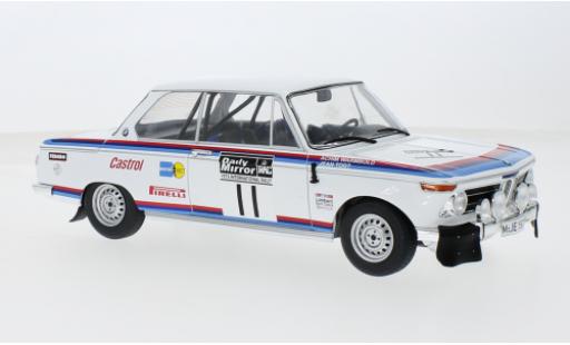 Bmw 2002 1/18 IXO No.11 RAC Rally 1973 1:18 modellino in miniatura