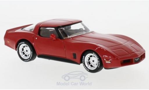 Chevrolet Corvette 1/43 IXO C3 rosso 1980 modellino in miniatura