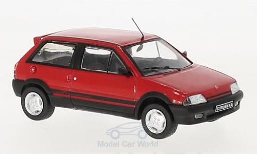 Citroen AX 1/43 IXO Gti rosso 1991 modellino in miniatura