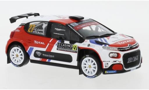 Citroen C3 1/43 IXO R5 No.27 Rallye WM Rally Monte Carlo 2020 E.Camilli/X.Buresi modellino in miniatura
