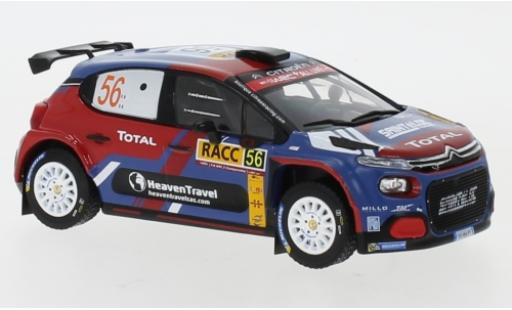 Citroen C3 1/43 IXO R5 No.56 Rallye WM Rally Catalunya 2019 E.Camilli/B.Eillas modellino in miniatura