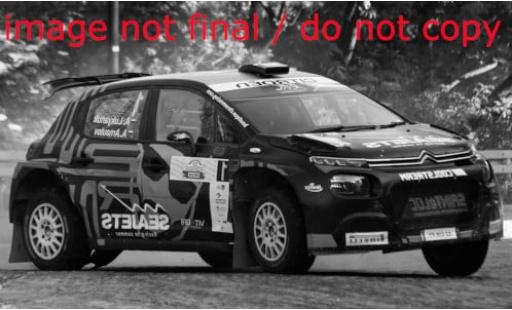 Citroen C3 1/43 IXO Rally2 No.1 Racing Seajets ERC Rally Polen 2021 1:43 modellino in miniatura