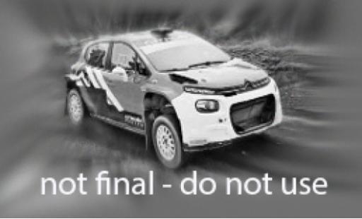 Citroen C3 1/43 IXO Rally2 WRC Rally Fafe Test 2025 1:43 modellino in miniatura