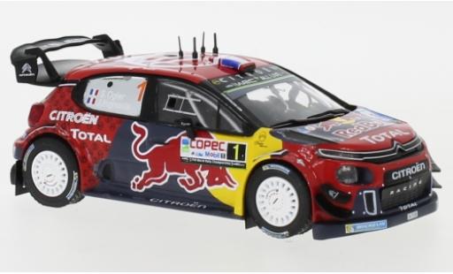 Citroen C3 1/43 IXO WRC No.1 Red Bull Rallye WM Rally Chile 2019 S.Ogier/J.Ingrassia modellino in miniatura