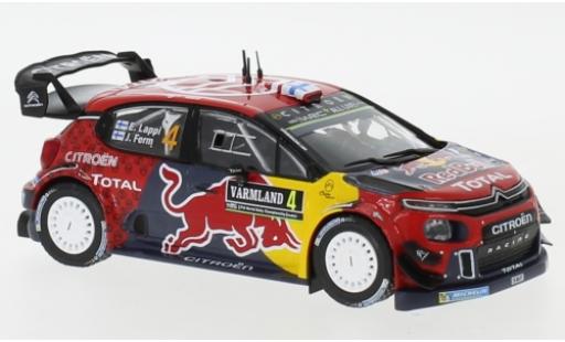 Citroen C3 1/43 IXO WRC No.4 Red Bull WRC Rallye Schweden 2019 E.Lappi/J.Ferm modellino in miniatura