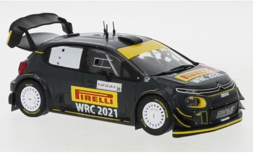 Citroen C3 1/43 IXO WRC Rallye WM Rallye Sardinien 2020 P.Solberg/A.Mikkelsen modellino in miniatura